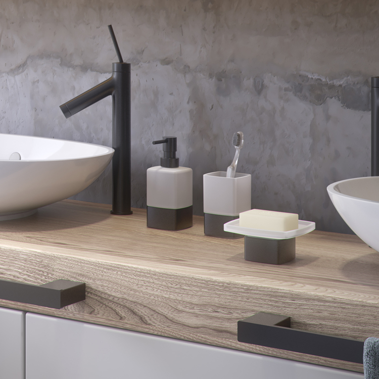 I migliori set accessori bagno da appoggio - Lo store Italiano per mobili e accessori  bagno di qualità.